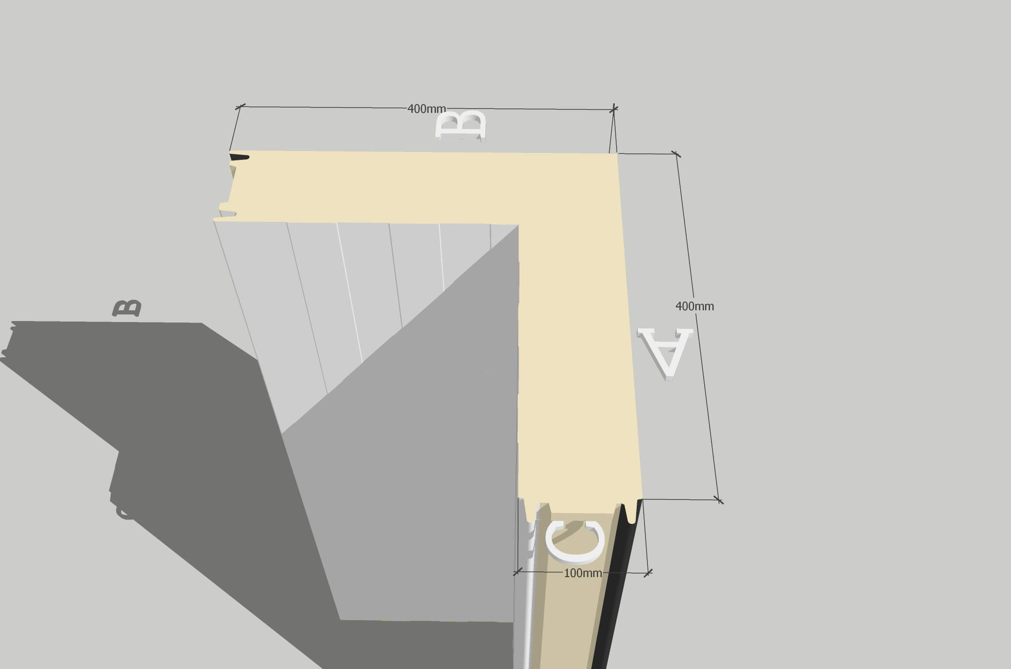 Rohovy_Sendvicovy_Panel_Vertikálny_PIR_Mraziarensky_Spoj_Viz8