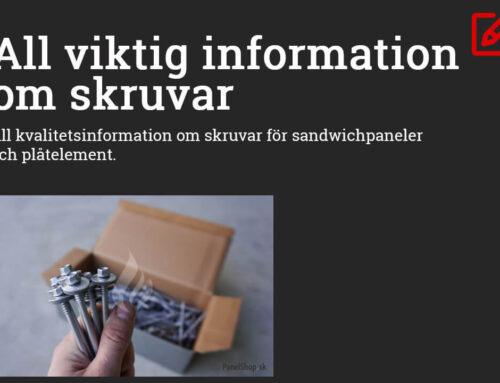 All viktig information om skruvar