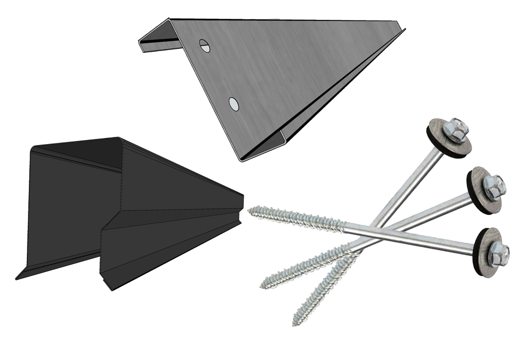 Tillbehör (plåtar, skruvar, profiler)